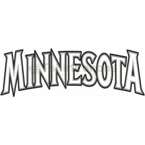 Minnesota Timberwolves T-shirts Iron On Transfers N1085 - Click Image to Close